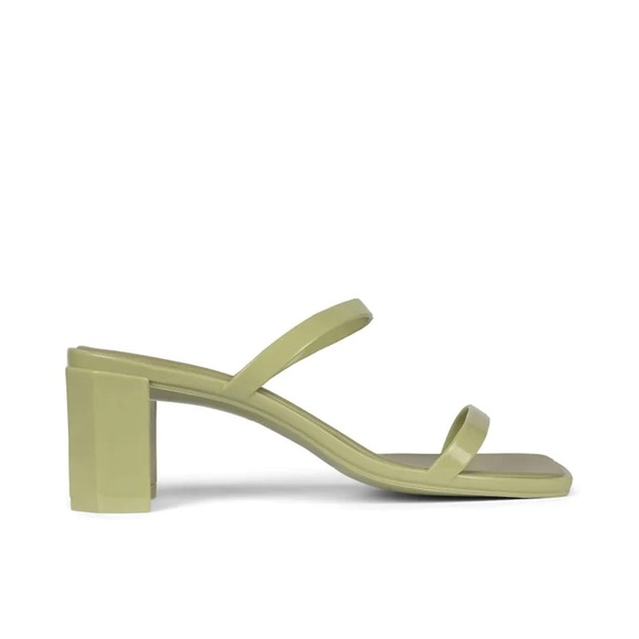 Jeffrey Campbell Jamm-3 Jelly Heel Sandal in Dusty Mint - Picture 2 of 10
